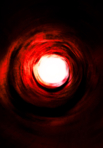 Psychodelic tunnel to the light